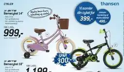 Thansen Børnecykel 14 tilbud