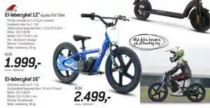 Thansen El-løbecykel 16 tilbud