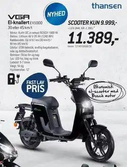 Thansen El-knallert tilbud