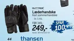 Thansen Læderhandske tilbud