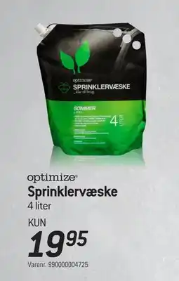 Thansen Sprinklervæske tilbud
