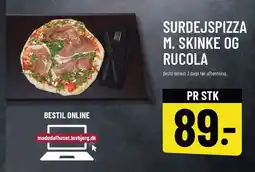 Løvbjerg SURDEJSPIZZA M. SKINKE OG RUCOLA tilbud