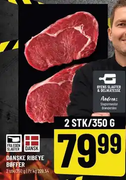 Løvbjerg DANSKE RIBEYE BØFFER tilbud