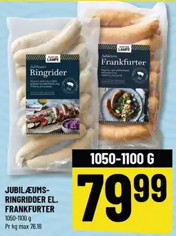 Løvbjerg JUVILÆUMSRINGRIDDER EL. FRANKFURTER tilbud