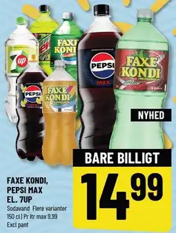 Løvbjerg FAXE KONDI, PEPSI MAX EL. 7UP tilbud