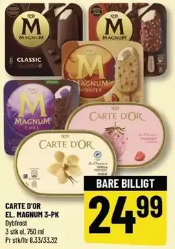 Løvbjerg CARTE D'OR EL. MAGNUM 3-PK tilbud