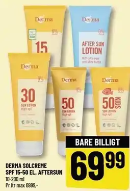 Løvbjerg DERMA SOLCREME SPF 15-50 EL. AFTERSUN tilbud