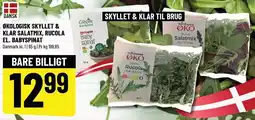 Løvbjerg ØKOLOGISK SKYLLET & KLAR SALATMIX, RUCOLA EL. BABYSPINAT tilbud