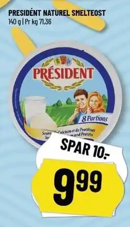 Løvbjerg PRESIDÉNT NATUREL SMELTEOST tilbud