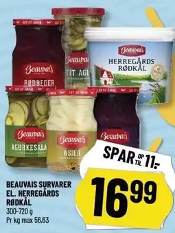 Løvbjerg BEAUVAIS SURVARER EL. HERREGÅRDS RØDKÅL tilbud