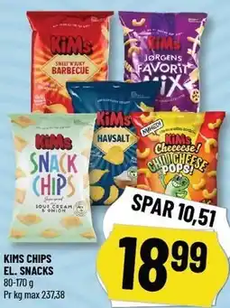 Løvbjerg KIMS CHIPS EL SNACKS tilbud