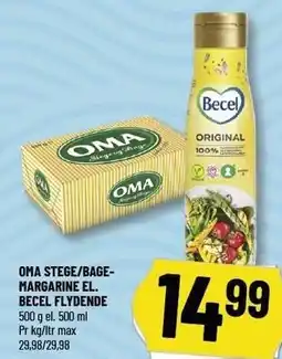 Løvbjerg OMA STEGE/BAGE-MARGARINE EL. BECEL FLYDENDE tilbud