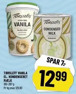 Løvbjerg TØRSLEFF VANILA EL. KONDENSERET MÆLK tilbud