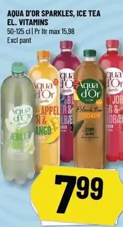 AQUA D'OR SPARKLES, ICE TEA EL. VITAMINS
