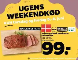 Netto Velsmag dansk marineret kalveroast tilbud