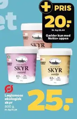 Netto Løgismose økologisk skyr tilbud