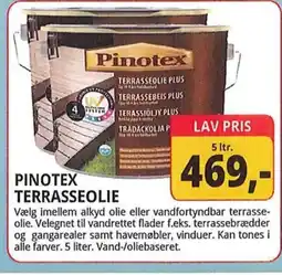 Farveland PINOTEX TERRASSEOLIE tilbud