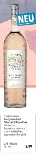 Citti Frankreich-Loire Soupçon de Fruit Cabernet d'Anjou Rosé halbtrocken tilbud