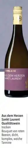 Citti Aus dem Herzen Sankt Laurent Qualitätswein trocken Bouquet von roten Beeren, dicht, komplex, weiche Tannine tilbud