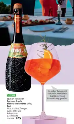 Citti Spanien-Katalonien Barcelona Brands Bio Hola Mediterráneo Spritz, tilbud