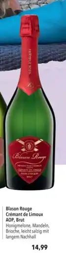 Citti Blason Rouge Crémant de Limoux AOP, Brut Honigmelone, Mandeln, Brioche, leicht salzig mit langem Nachhall tilbud