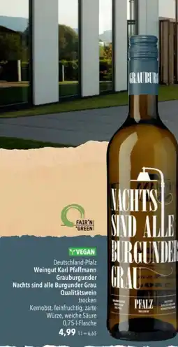 Citti Deutschland-Pfalz Weingut Karl Pfaffmann Grauburgunder tilbud