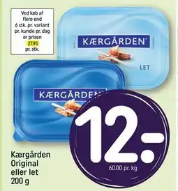 REMA 1000 Kærgården Original eller let 200 g tilbud