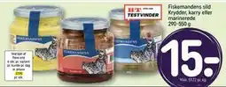 REMA 1000 Fiskemandens sild Krydder, karry eller marinerede 290-550 g tilbud