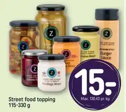 REMA 1000 Street food topping 115-330 g tilbud