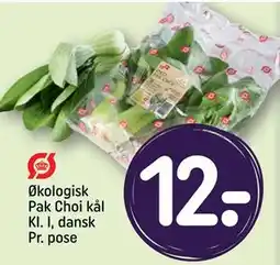 REMA 1000 Økologisk Pak Choi kål KI. I, dansk Pr. pose tilbud