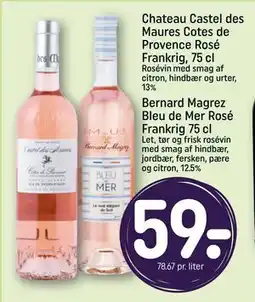 REMA 1000 Bernard Magrez Bleu de Mer Rosé Frankrig 75 cl tilbud