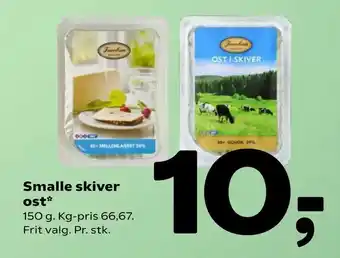 Coop 365 Smalle skiver ost tilbud