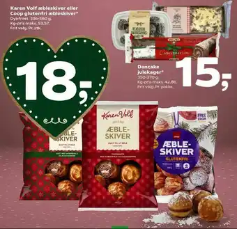 Karen Volf æbleskiver eller Coop glutenfri æbleskiver