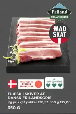 MENY FLÆSK I SKIVER AF DANSK FRILANDSGRIS tilbud