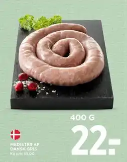 MENY MEDISTER AF DANSK GRIS tilbud