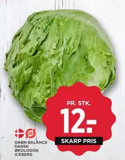 MENY GRØN BALANCE DANSK ØKO LOGISK ICEBERG tilbud