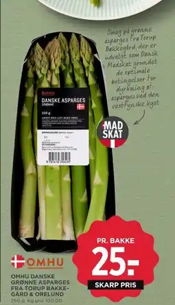 MENY ASPARGES FRA TORUP BAKKEGÅRD & ORELUND tilbud