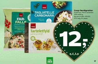 Coop 365 Coop færdigretter tilbud