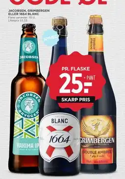 MENY JACOBSEN, GRIMBERGEN ELLER 1664 BLANC tilbud