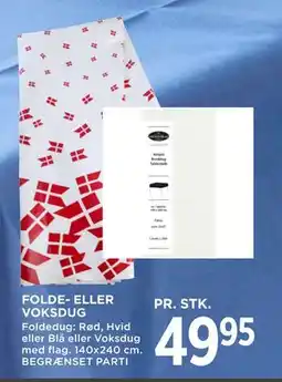 MENY FOLDE- ELLER VOKSDUG tilbud