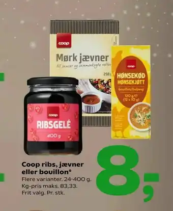 Coop 365 Coop ribs, jævner eller bouillon tilbud