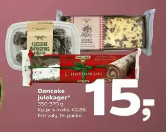 Coop 365 Dancake julekager tilbud