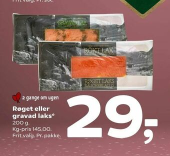 Coop 365 Røget eller gravad laks tilbud