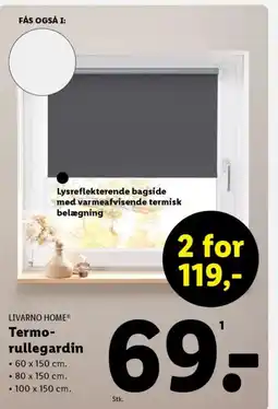 Lidl LIVARNO HOME® Termo- rullegardin tilbud