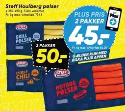 Bilka Steff Houlberg pølser - 2 pakker tilbud