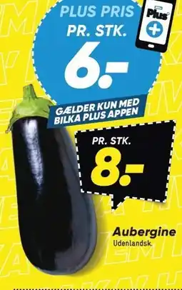 Bilka Aubergine tilbud