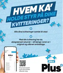 Bilka HVEM KA' HOLDE STYR PÅ DINE KVITTERINGER? tilbud