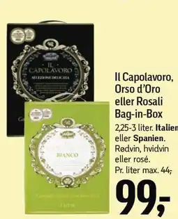 Føtex Rødvin, hvidvin eller rosé tilbud