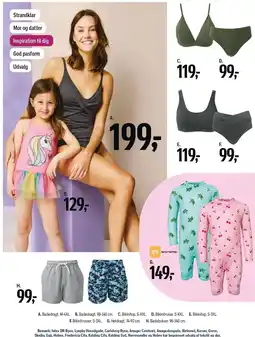 Føtex Badedragt, Bikinitop, Bikinitrusse eller Heldragt tilbud