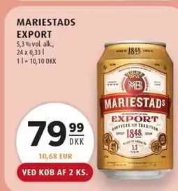 Scandinavian Park MARIESTADS EXPORT tilbud